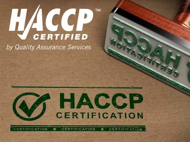 شهادة HACCP ختم